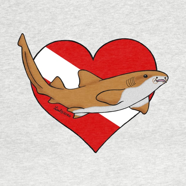 Nurse Shark Diver by HonuHoney